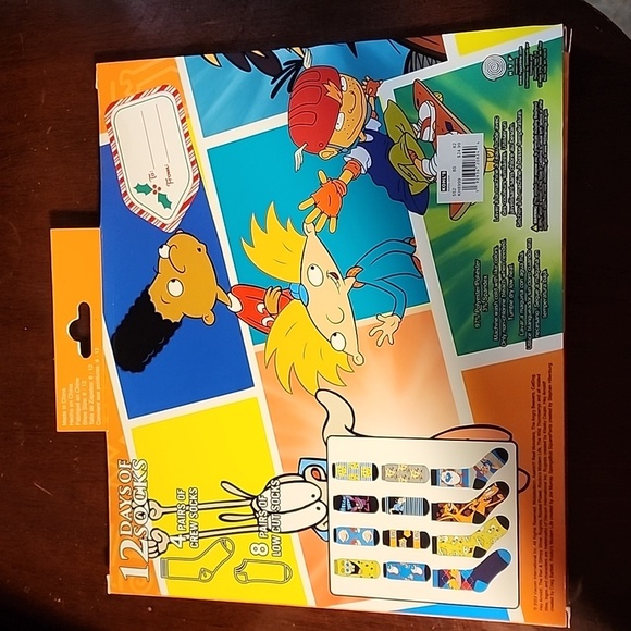 Nickelodeon sponge bob and more mens 12 days of socks new - Picture 2 of 3